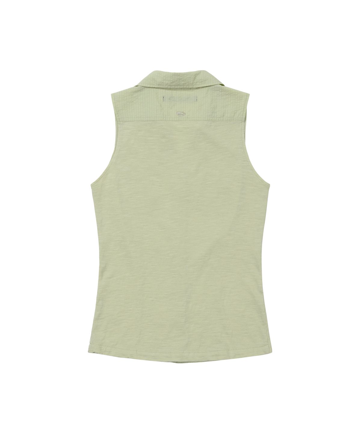 웰빙익스프레스(WELLBEING EXPRESS) Stripe Sleeveless Shirts Leaf Green