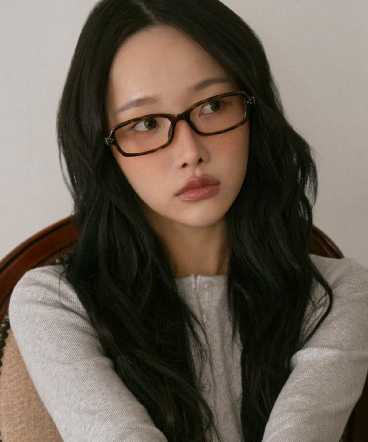 한글(HANGLE) 슬림 스퀘어라인 레오파드