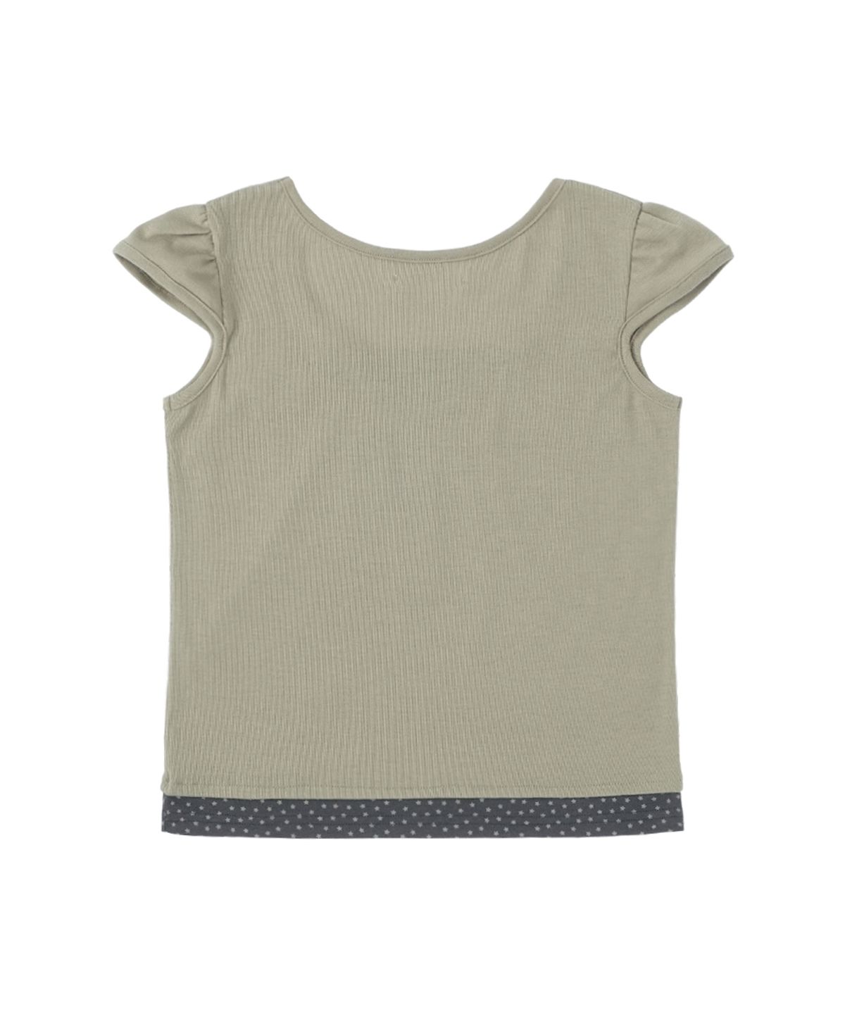 써넥트(SUNNECT) Layered Shirring Top - Khaki