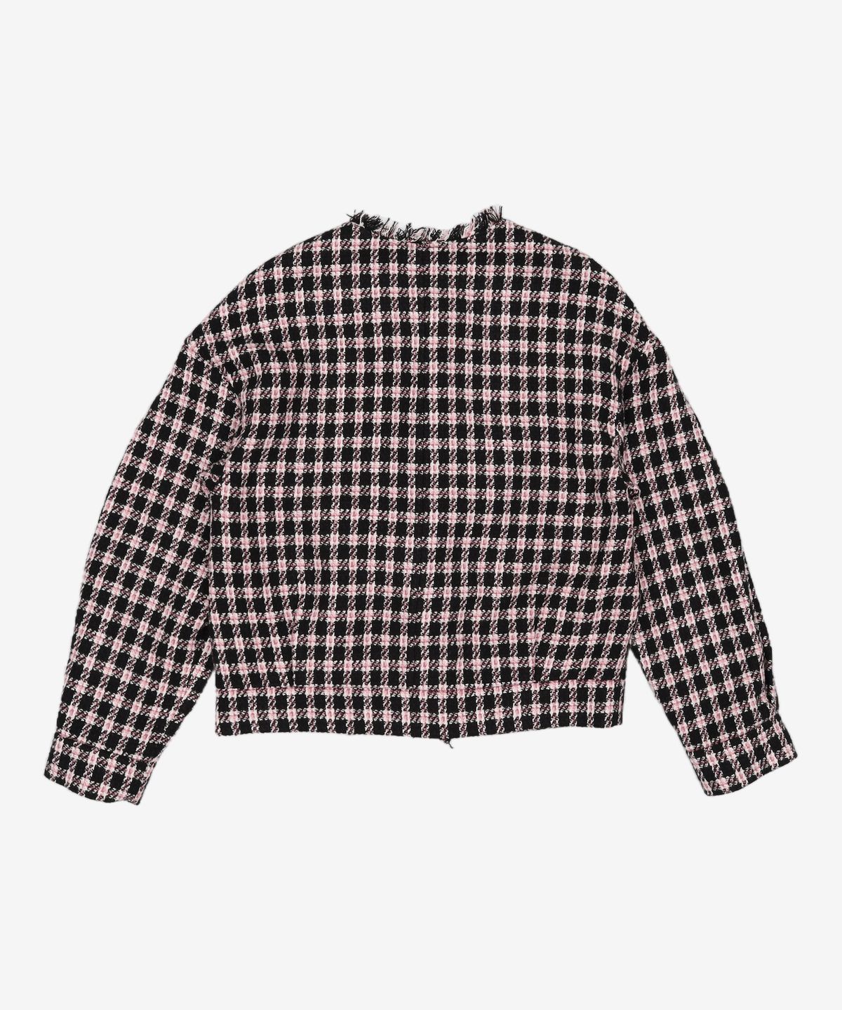 미쏘(MIXXO) 진주 프린지 트위드 자켓 MIWJK8V11B S