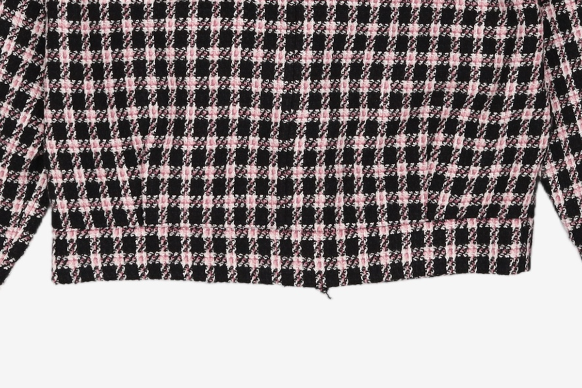 미쏘(MIXXO) 진주 프린지 트위드 자켓 MIWJK8V11B S