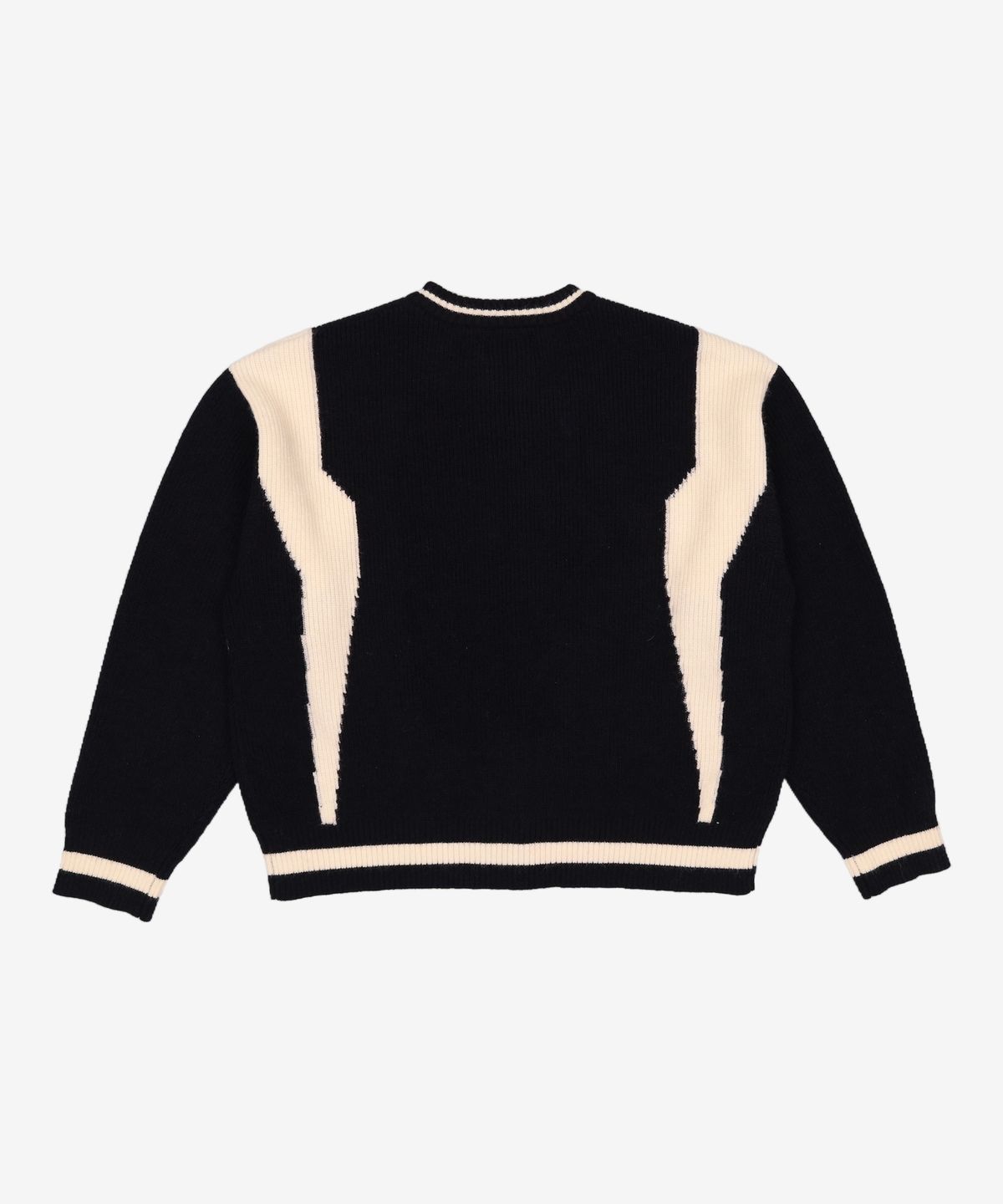 애드오프(ADDOFF) ACUMINATE KNIT ZIP-UP CARDIGAN BLACK L