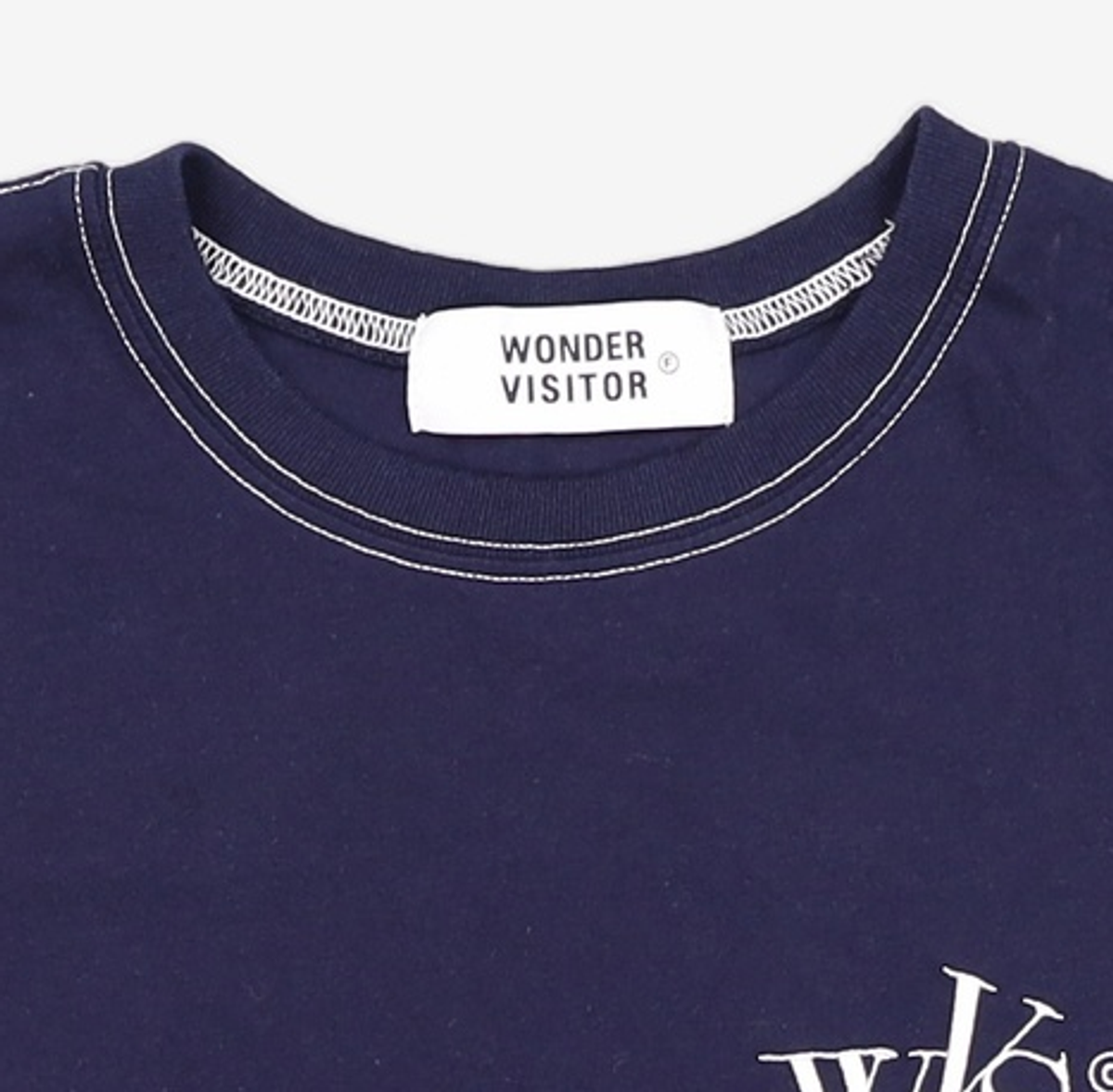 원더비지터(WONDERVISITOR) 반소매 티셔츠 FREE