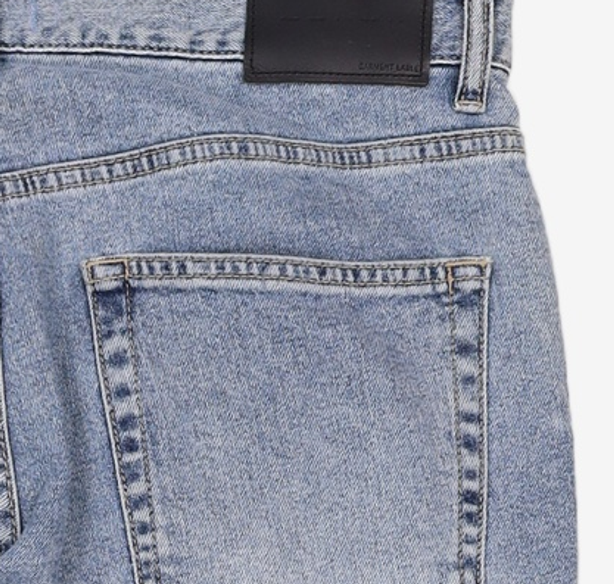 가먼트레이블(GARMENT LABLE) [피스워커x가먼트레이블]Garment Worker Tapered Crop Jeans / Tapered (Greyish Blue) 105