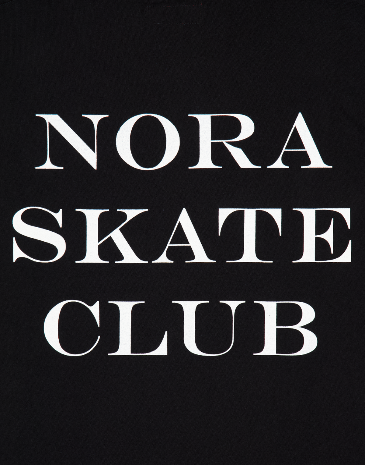 노라(NORA) 노라 스케이트 클럽 세미 크롭 반팔 티셔츠