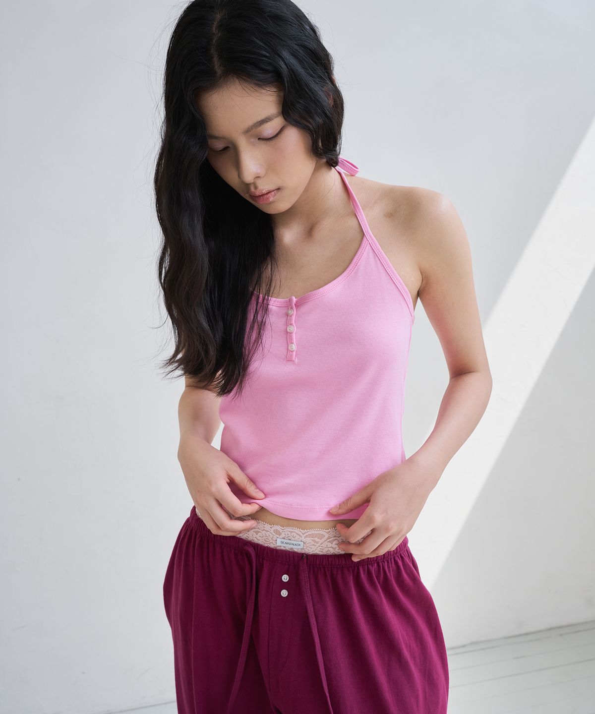디어스토커(DEARSTALKER) D. BASIC HALTER BUTTON TANK - 4 COLOR