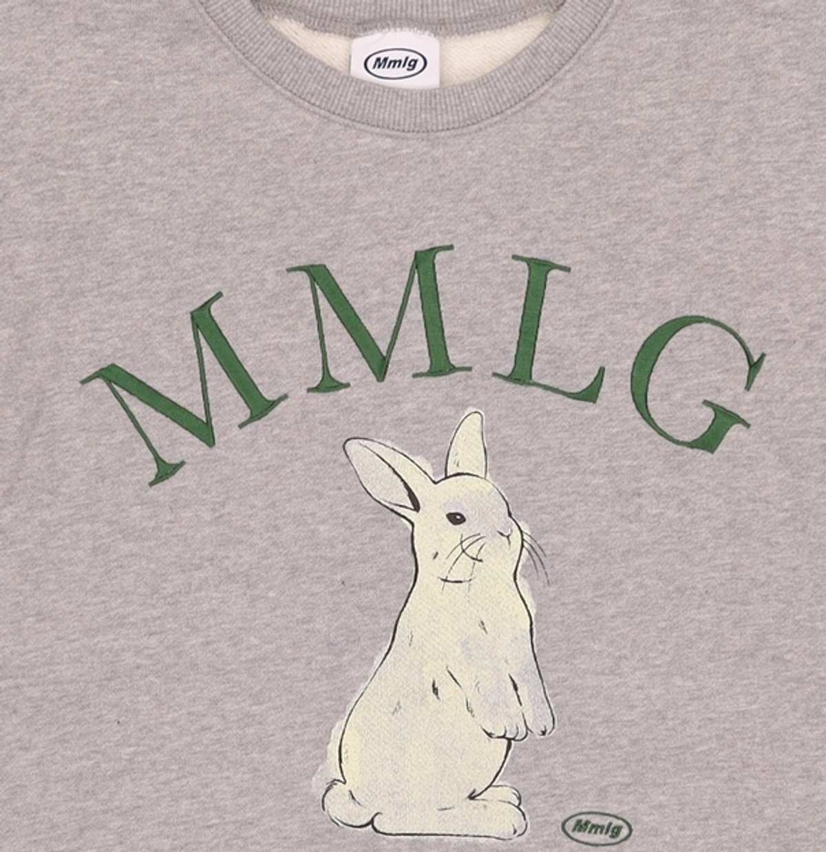 엠엠엘지(MMLG) [Mmlg] WATERCOLOR RABBIT SWEAT (GREY) S