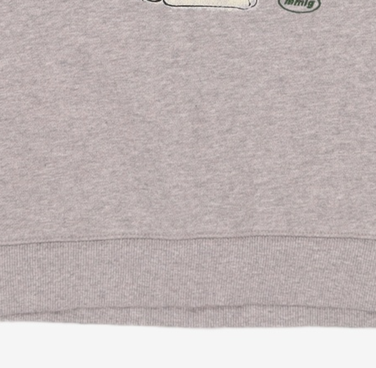 엠엠엘지(MMLG) [Mmlg] WATERCOLOR RABBIT SWEAT (GREY) S