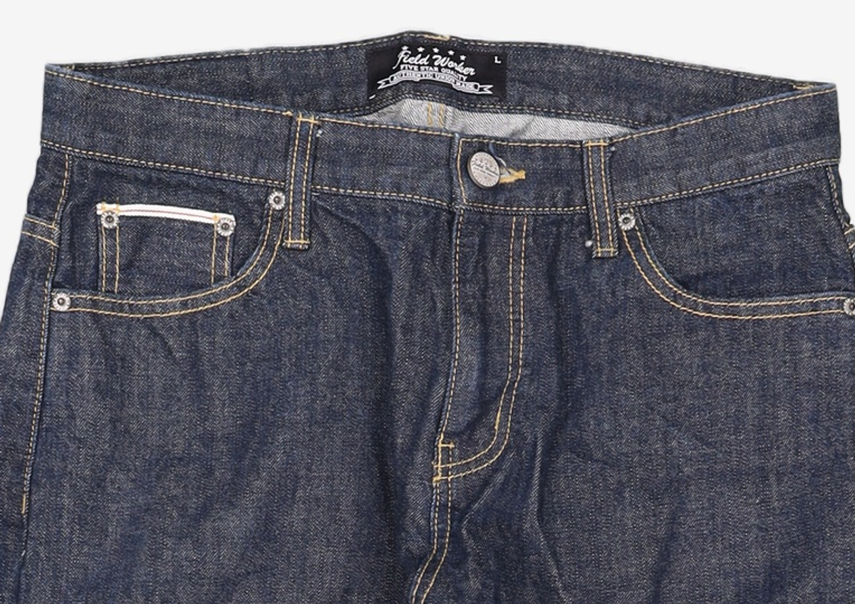 필드워커(FIELDWORKER) 셀비지테이퍼드 SELVAGE TAPERED DENIM L