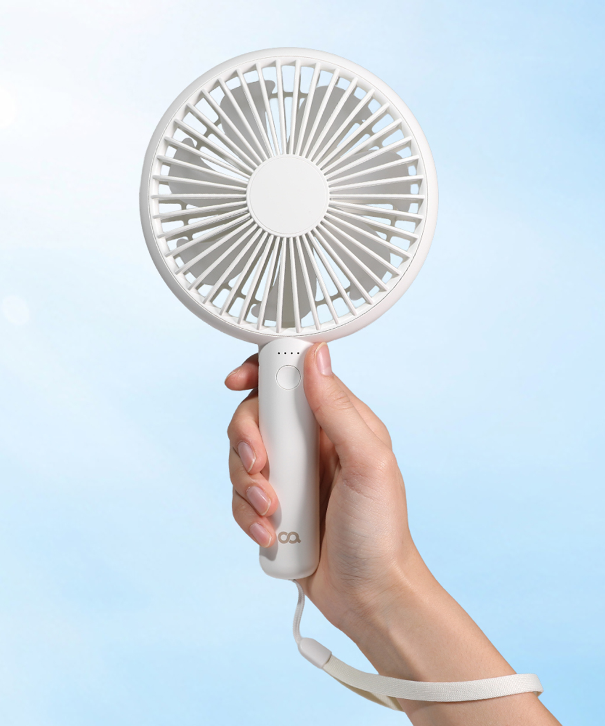오아(OA) 라운드핸디맥스 휴대용 초강력 무선 미니 손 선풍기