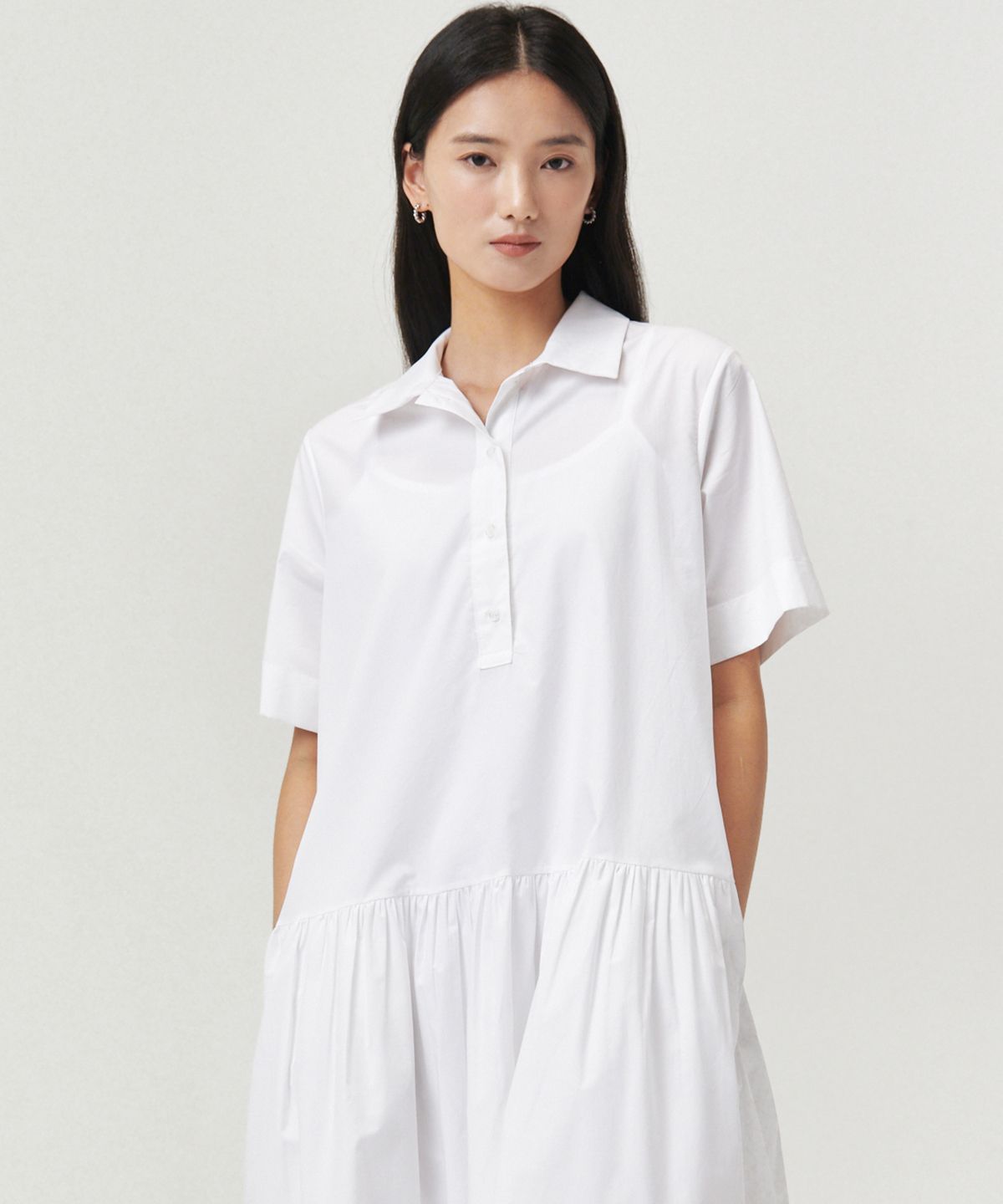 로브로브(LOVLOV) 프렌치 카라 드레스_WHITE