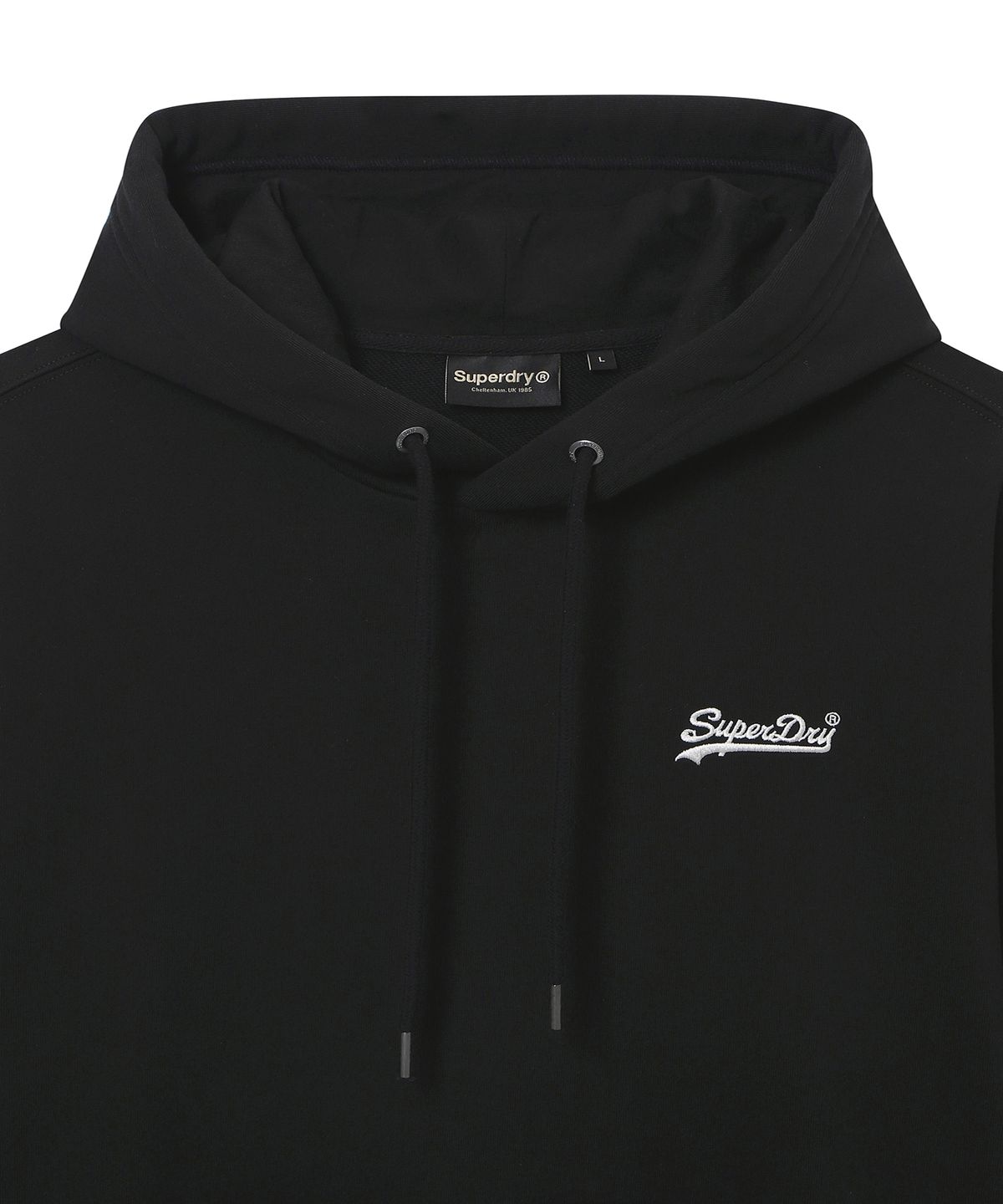 슈퍼드라이(SUPERDRY) 베이직 후디 블랙 SDUMHDQ03BLK