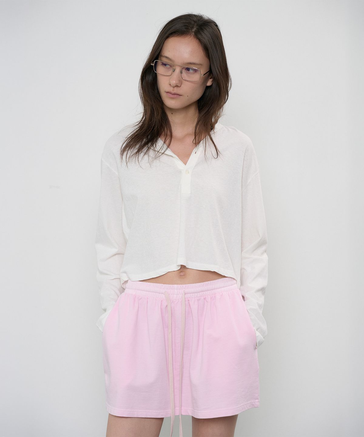 정감 스튜디오(JEONGGAM STUDIOS) Dying Washing Mini Skirt_3 Color