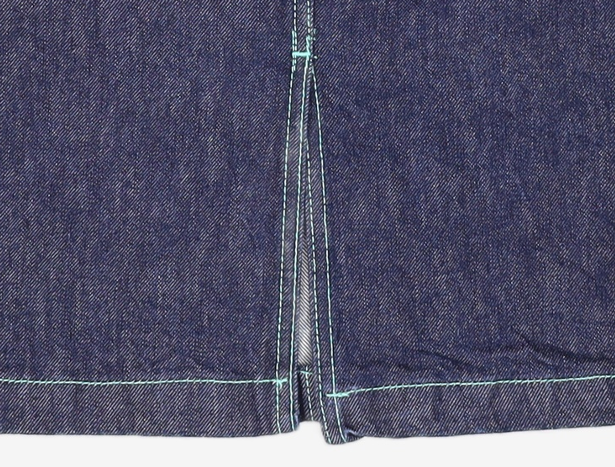 엠엠엘지(MMLG) [Mmlg] MMLG DENIM SKIRT (INDIGO BLUE) M