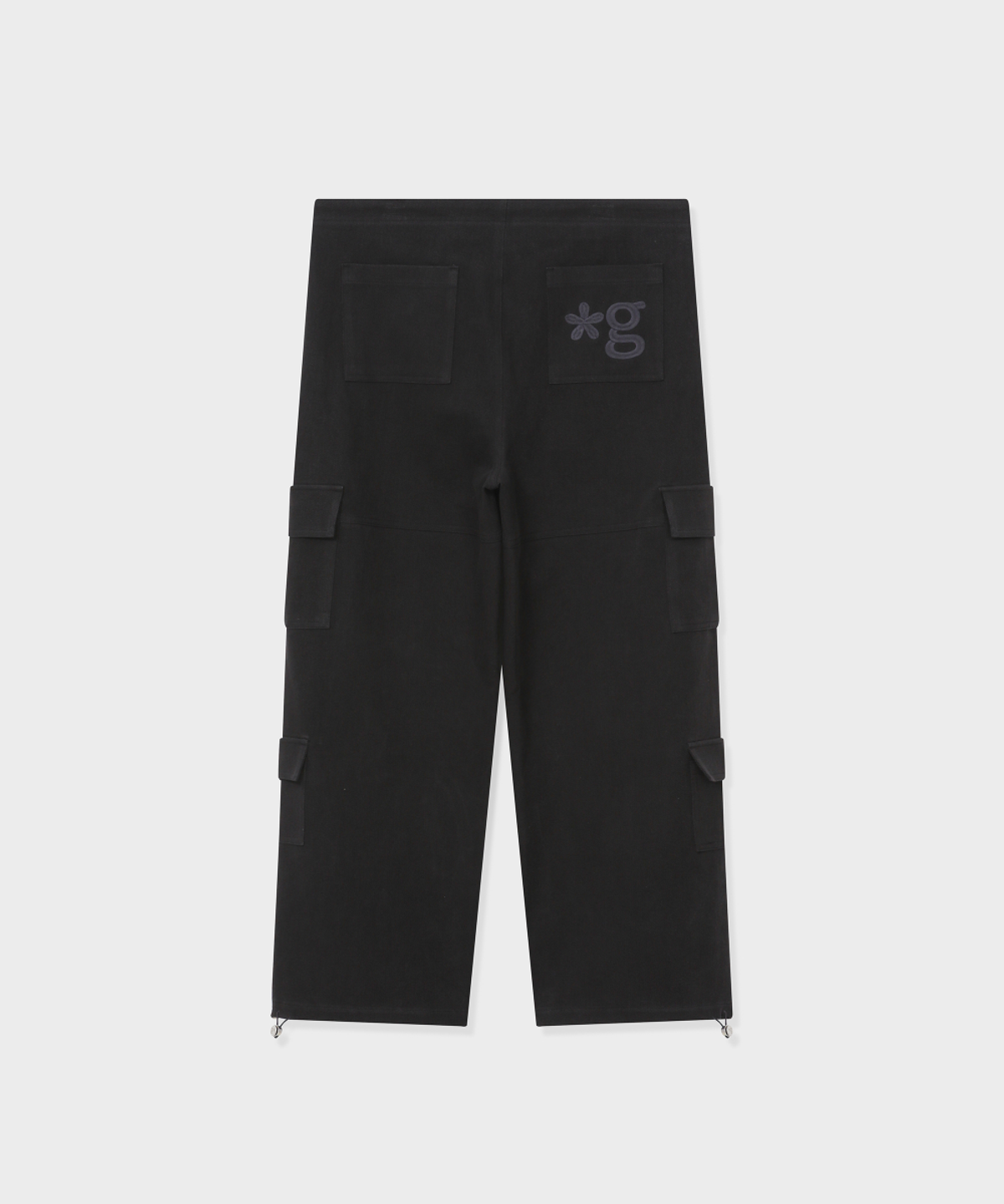 글런든(GRUNDEN) DOUBLE POCKET CARGO PANTS (BLACK-BROWN)