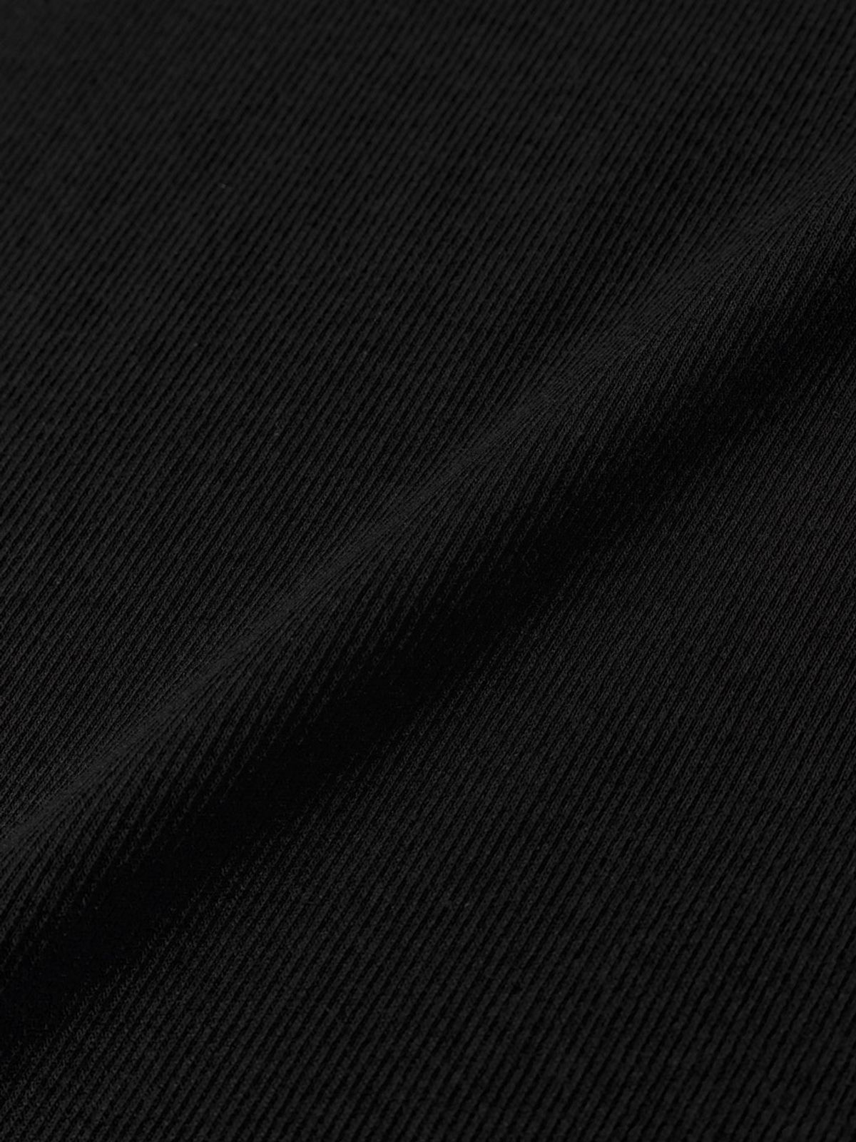 글로니(GLOWNY) G CLASSIC V-NECK RIB LONG SLEEVE (BLACK)