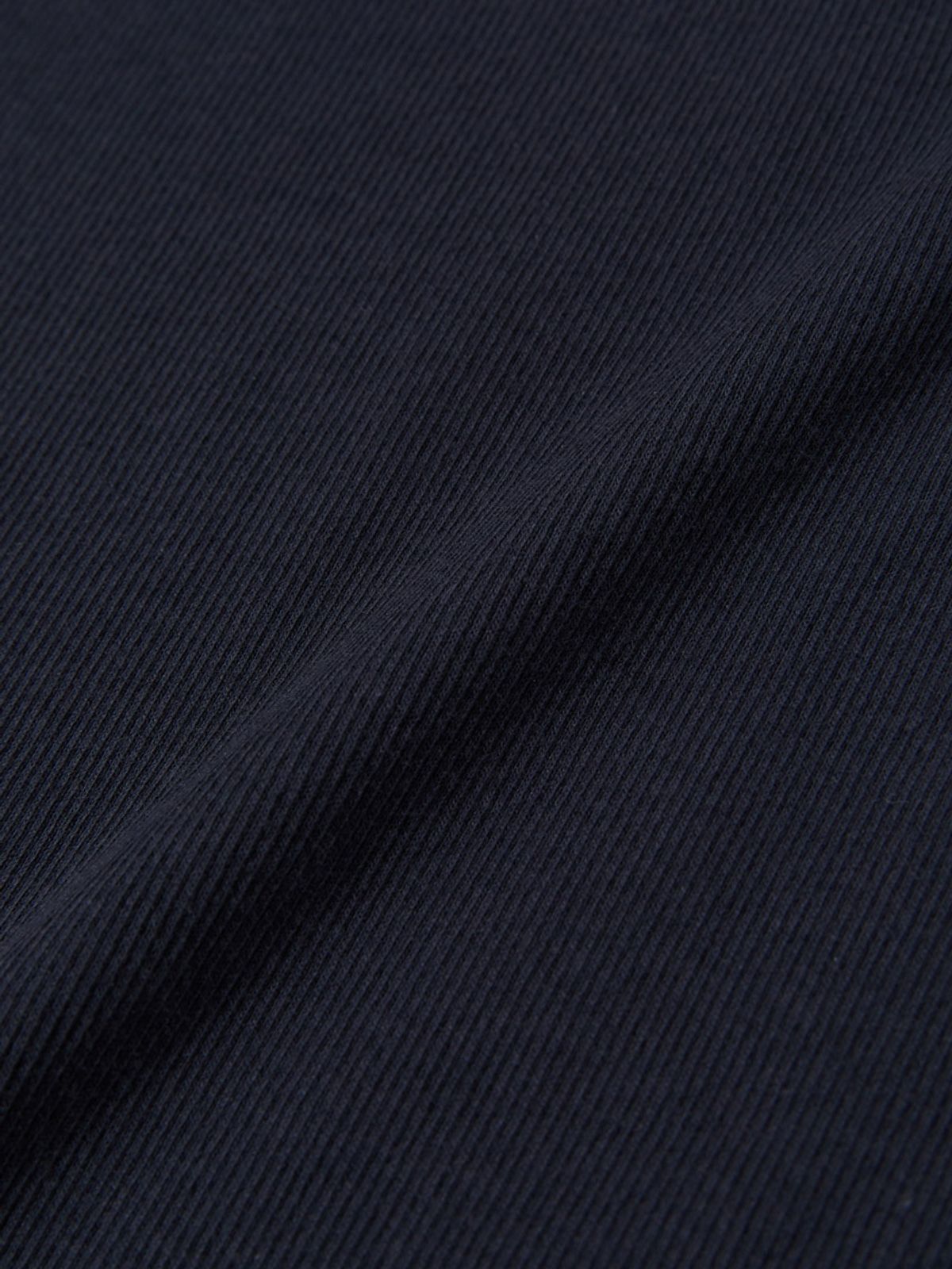 글로니(GLOWNY) G CLASSIC V-NECK RIB LONG SLEEVE (NAVY)