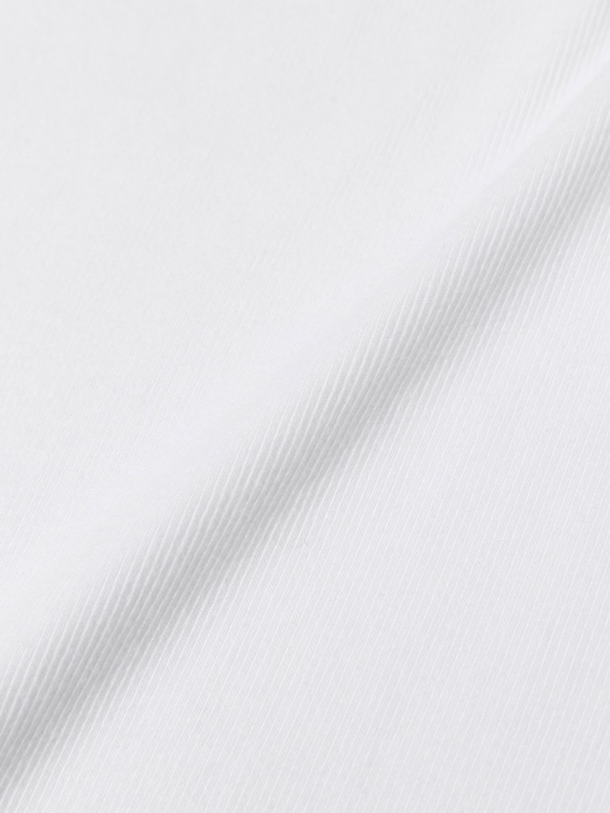 글로니(GLOWNY) G CLASSIC V-NECK RIB LONG SLEEVE (WHITE)