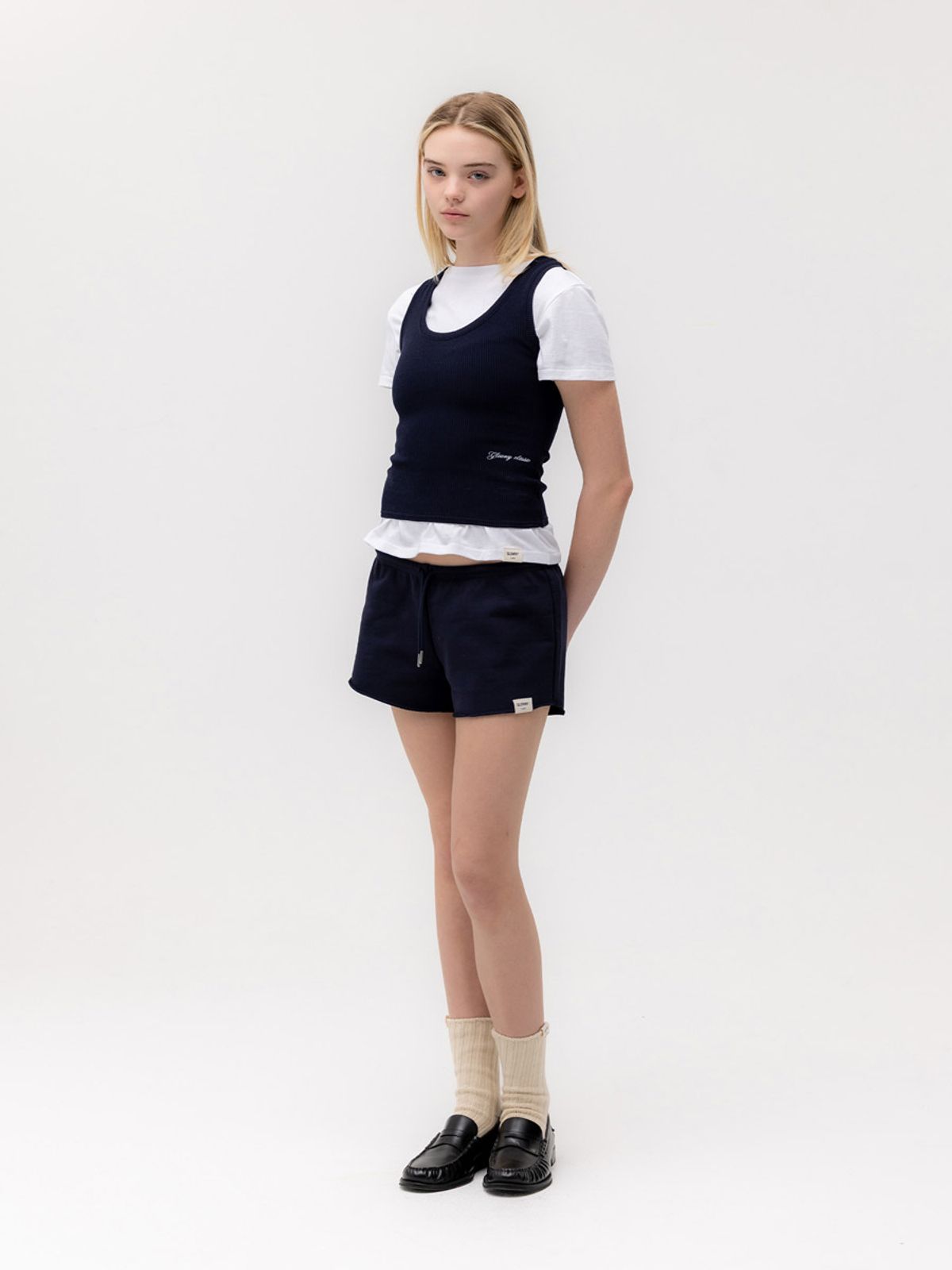 글로니(GLOWNY) G CLASSIC TEE (WHITE)