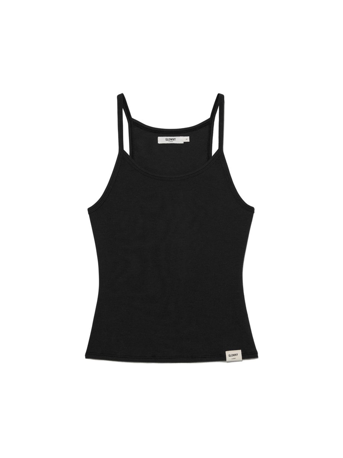 글로니(GLOWNY) G FINE STRAP CAMISOLE (BLACK)