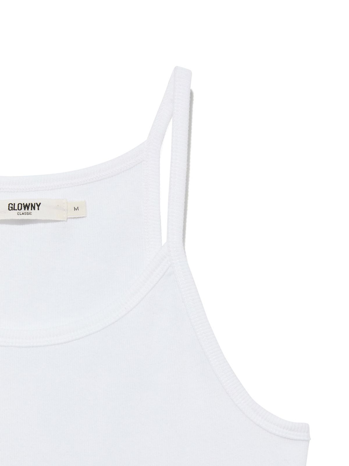 글로니(GLOWNY) G FINE STRAP CAMISOLE (WHITE)