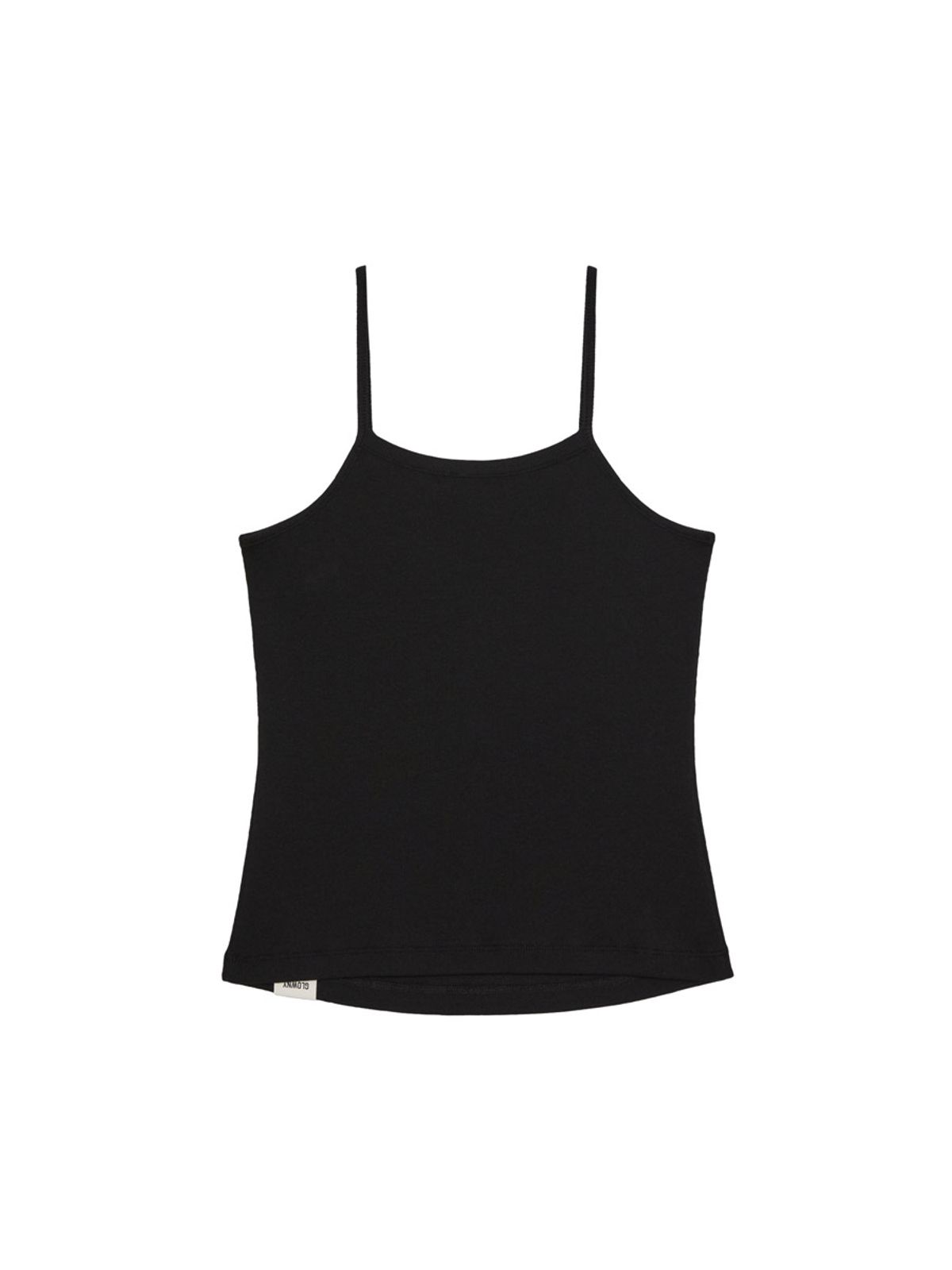 글로니(GLOWNY) G FINE RIB CAMISOLE (BLACK)