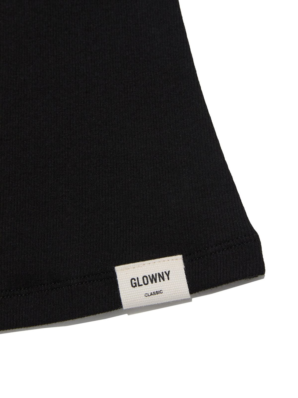 글로니(GLOWNY) G FINE RIB CAMISOLE (BLACK)