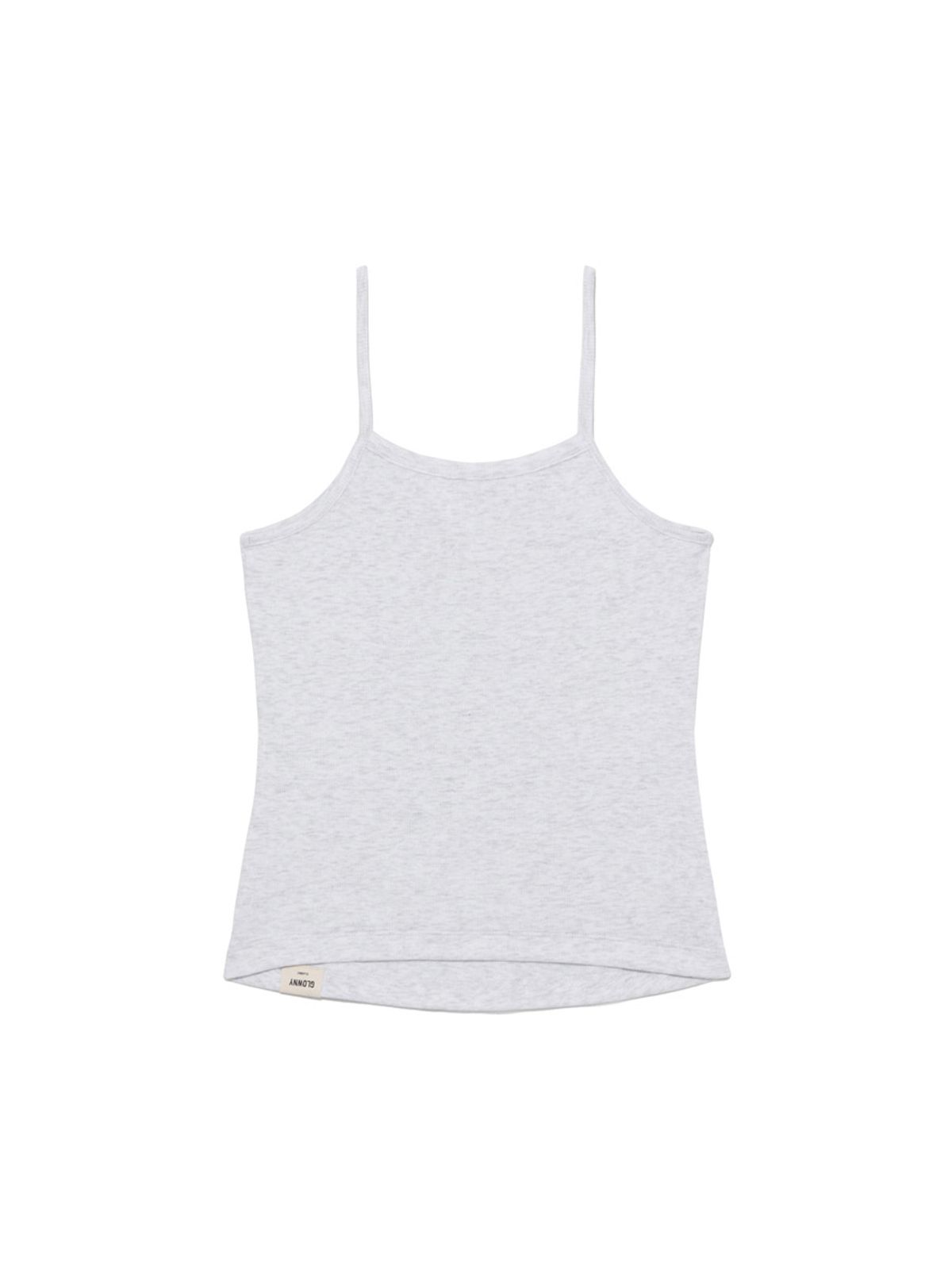 글로니(GLOWNY) G FINE RIB CAMISOLE (MELANGE GRAY)