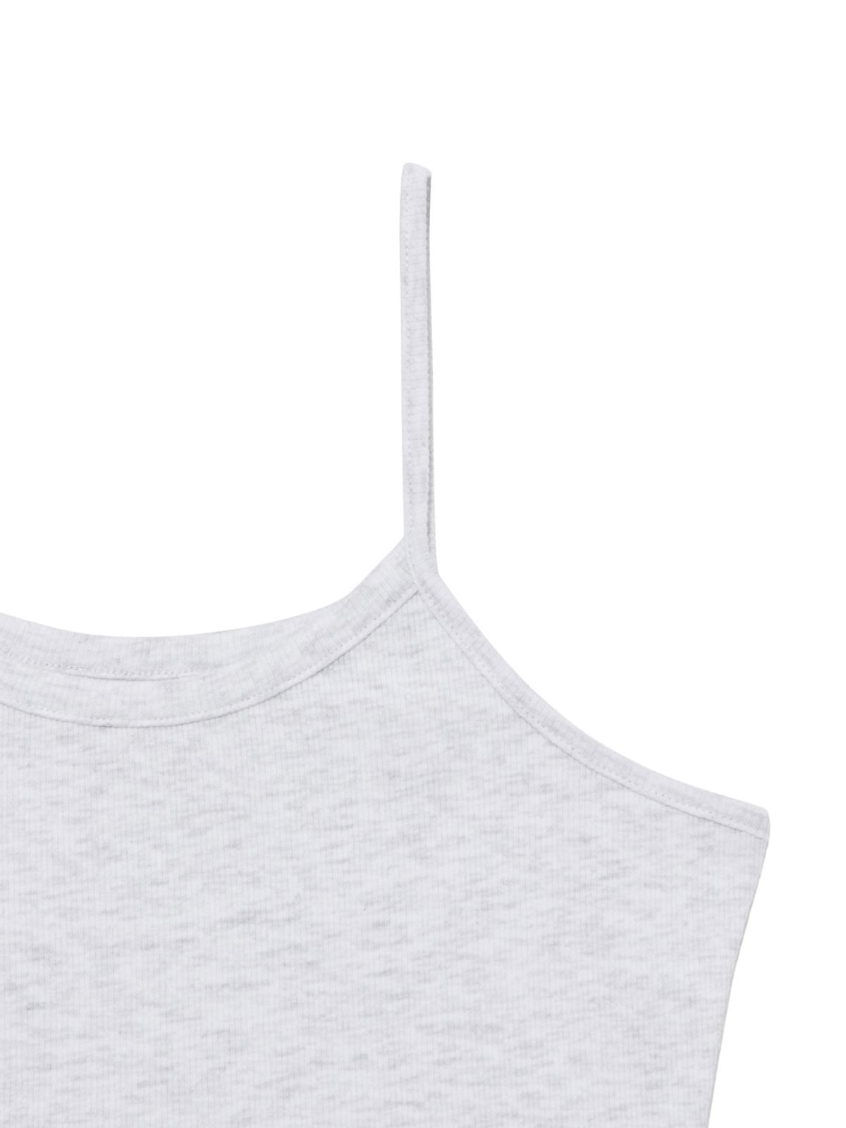 글로니(GLOWNY) G FINE RIB CAMISOLE (MELANGE GRAY)