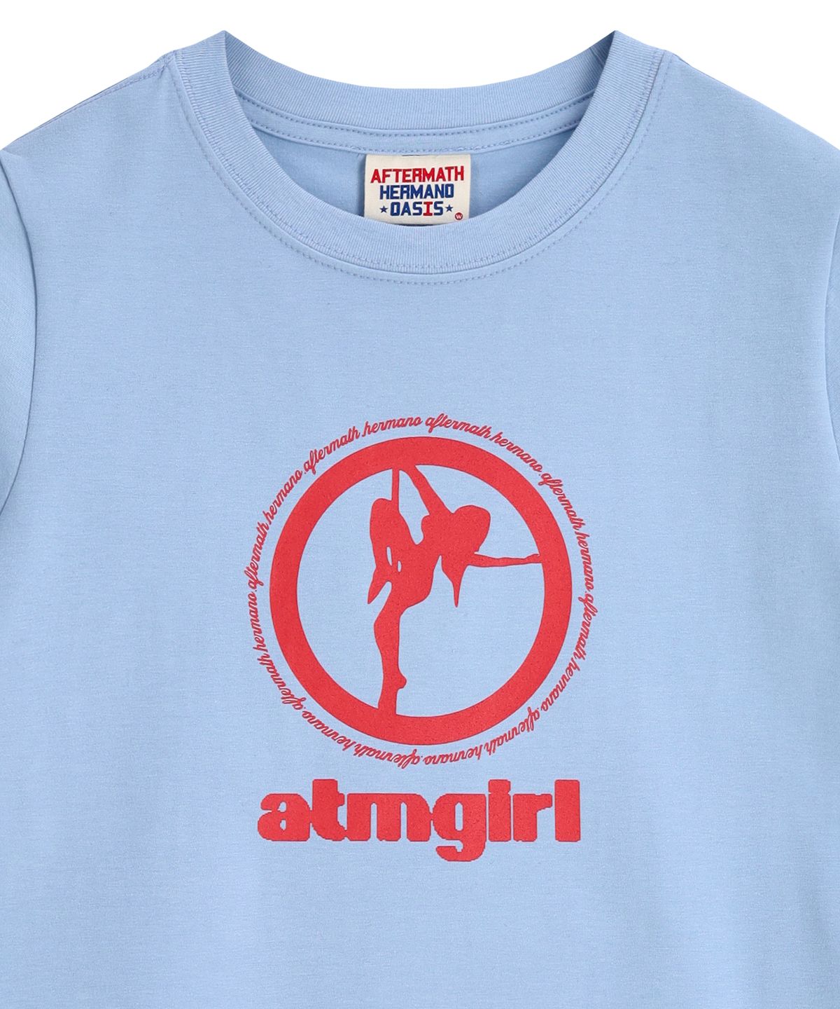 애프터매스(AFTERMATH) W ATM GIRLS TEE SKY BLUE