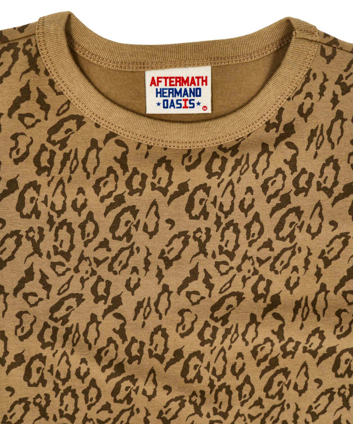 애프터매스(AFTERMATH) ATM W LEOPARD TEE KHAKI