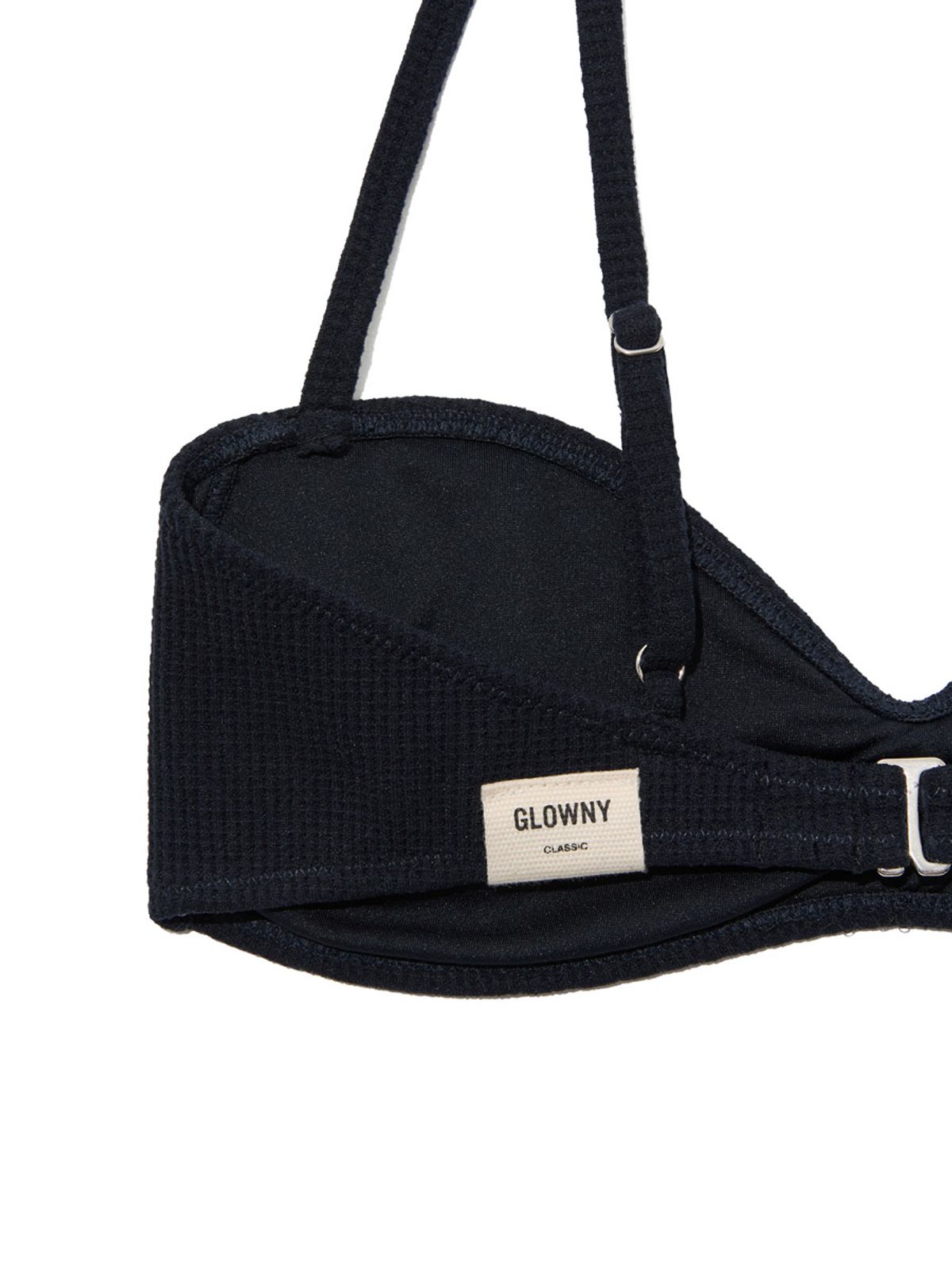 글로니(GLOWNY) G WAFFLE BIKINI TOP (NAVY)