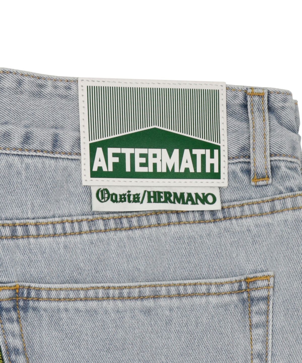 애프터매스(AFTERMATH) DENIM SHORTS LIGHT INDIGO