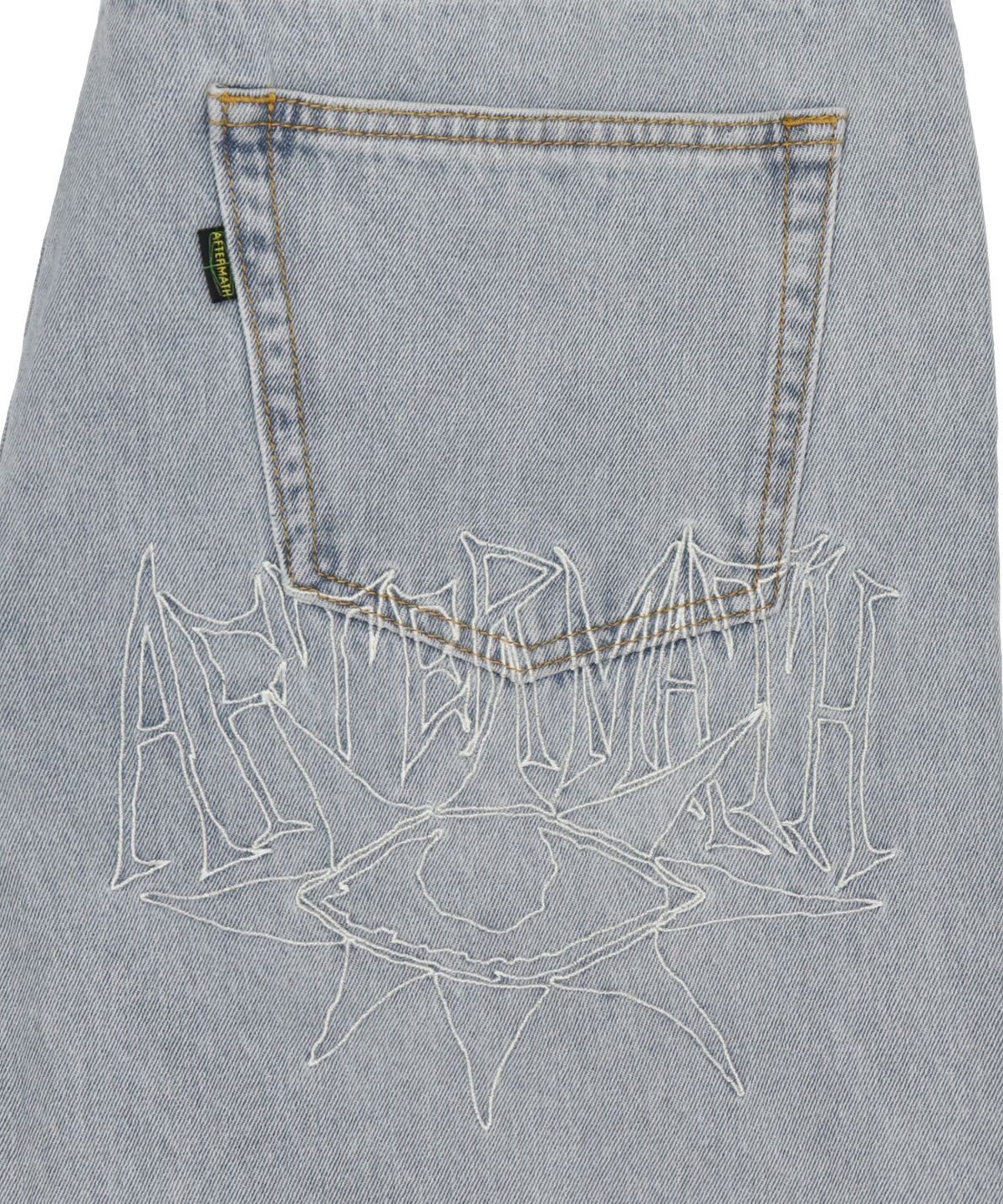 애프터매스(AFTERMATH) DENIM SHORTS LIGHT INDIGO