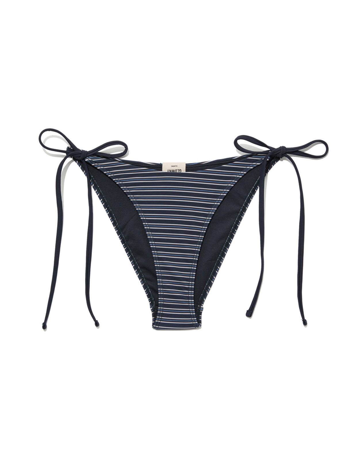 글로니(GLOWNY) G ENCORE STRIPE BIKINI BOTTOM (NAVY STRIPE)