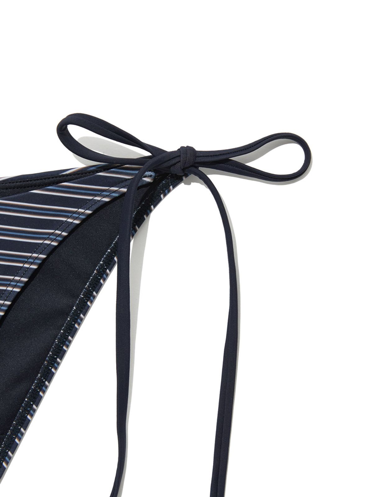 글로니(GLOWNY) G ENCORE STRIPE BIKINI BOTTOM (NAVY STRIPE)