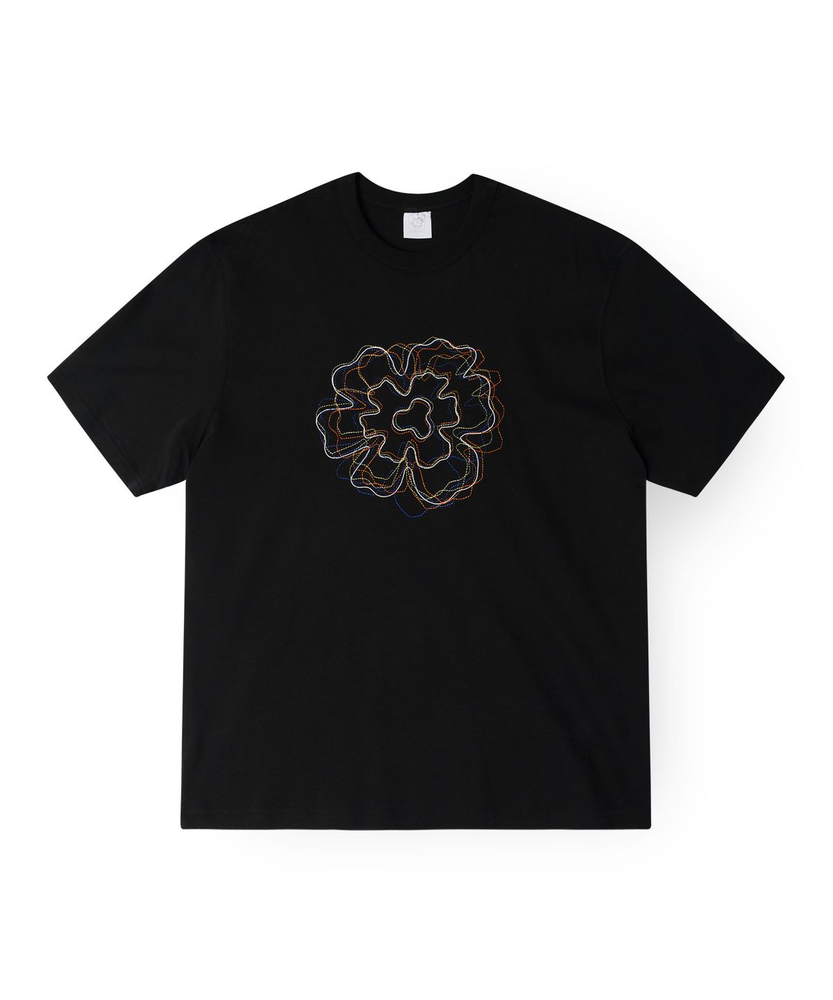 코사지(CORSAGE) 스티치 심볼 반팔티