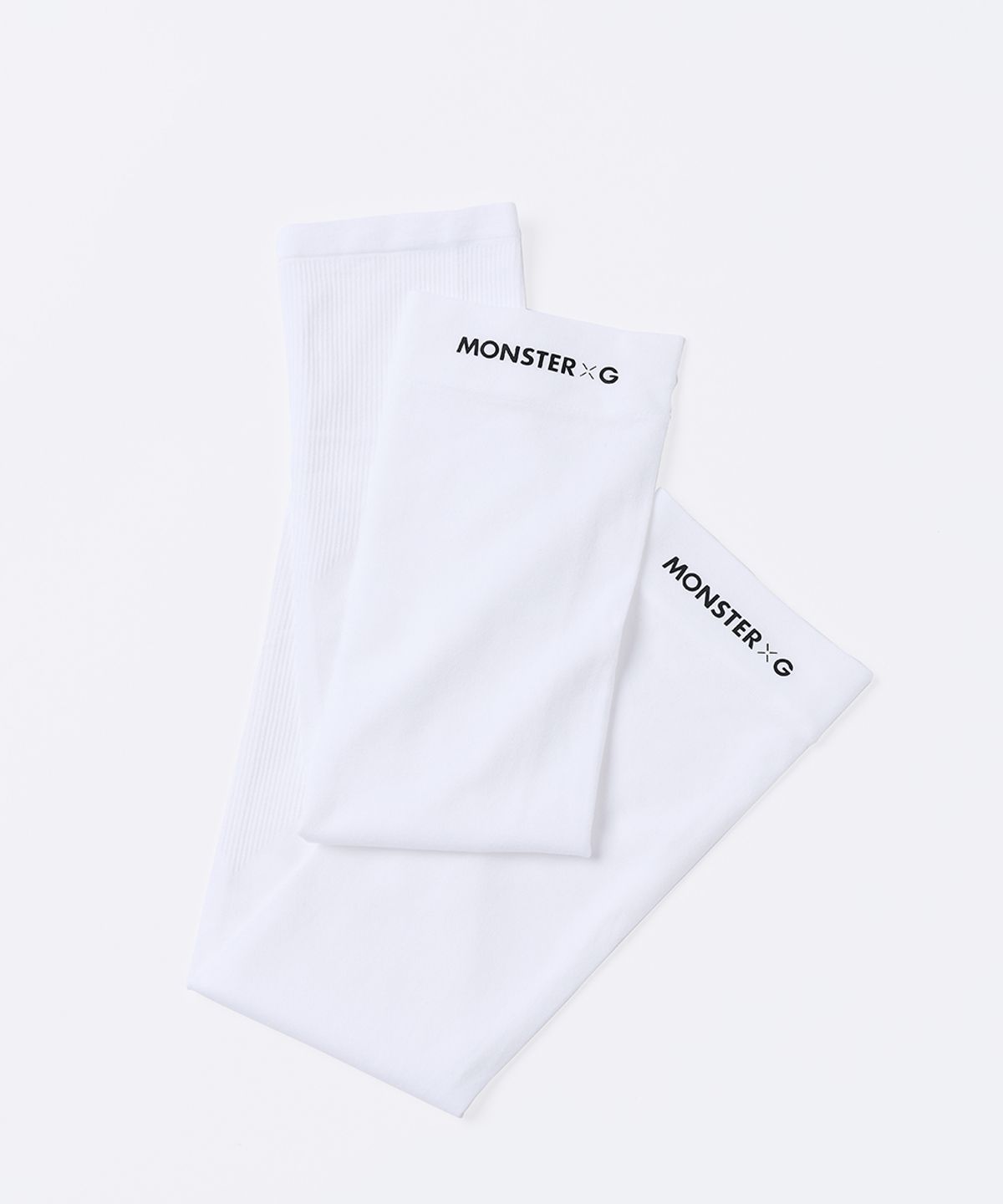 몬스터지(MONSTER G) 로고 암슬리브 화이트 MA26LSW-215
