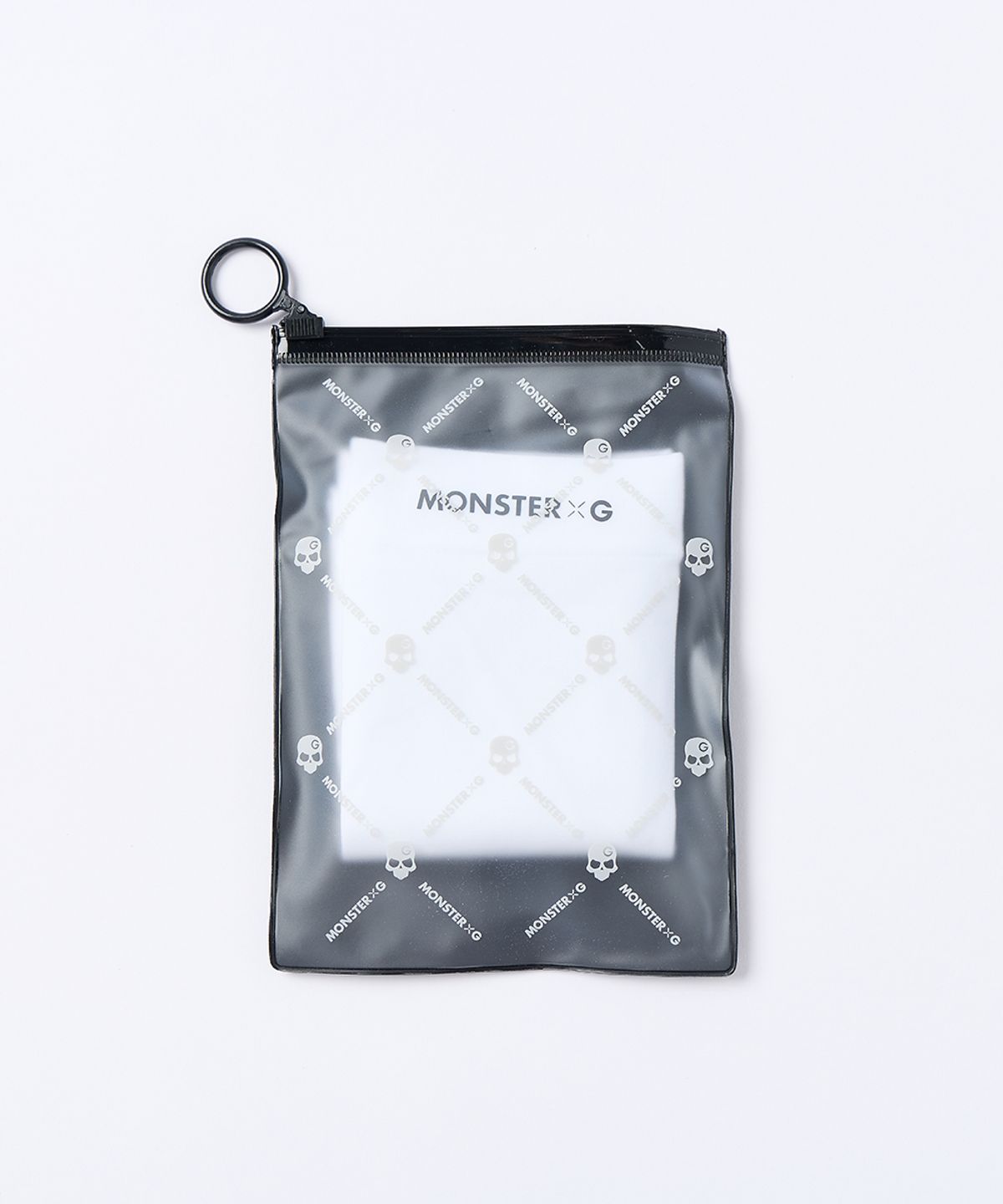 몬스터지(MONSTER G) 로고 암슬리브 화이트 MA26LSW-215