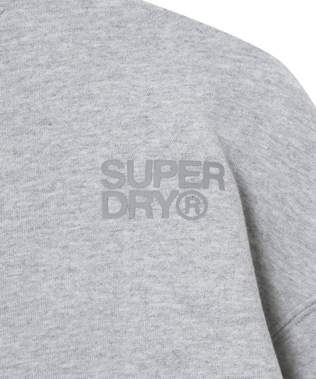 슈퍼드라이(SUPERDRY) 베이직 크루넥 라이트멜란지그레이 SDUMRDQ03LMG