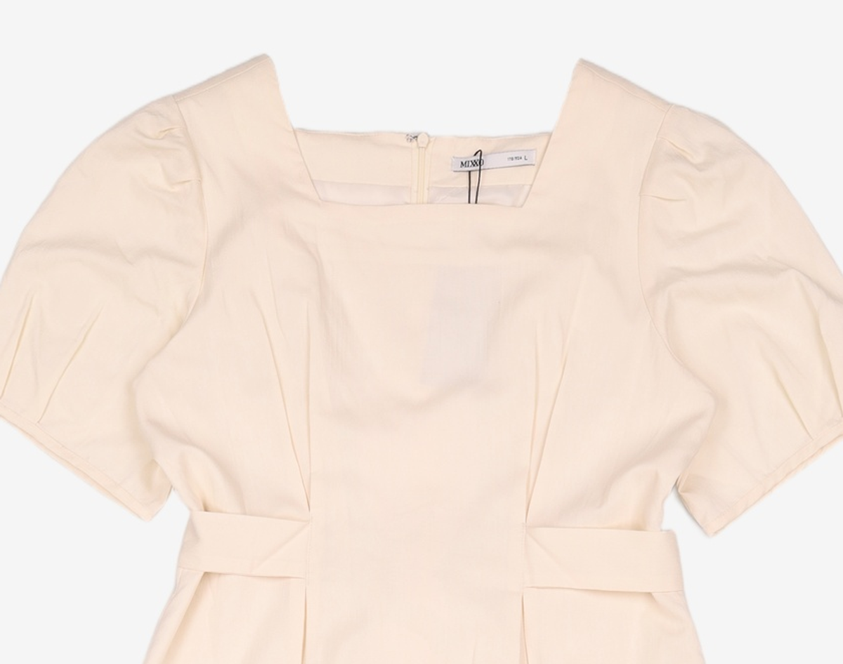 미쏘(MIXXO) 스퀘어넥 롱원피스 MIWOWB76QB L