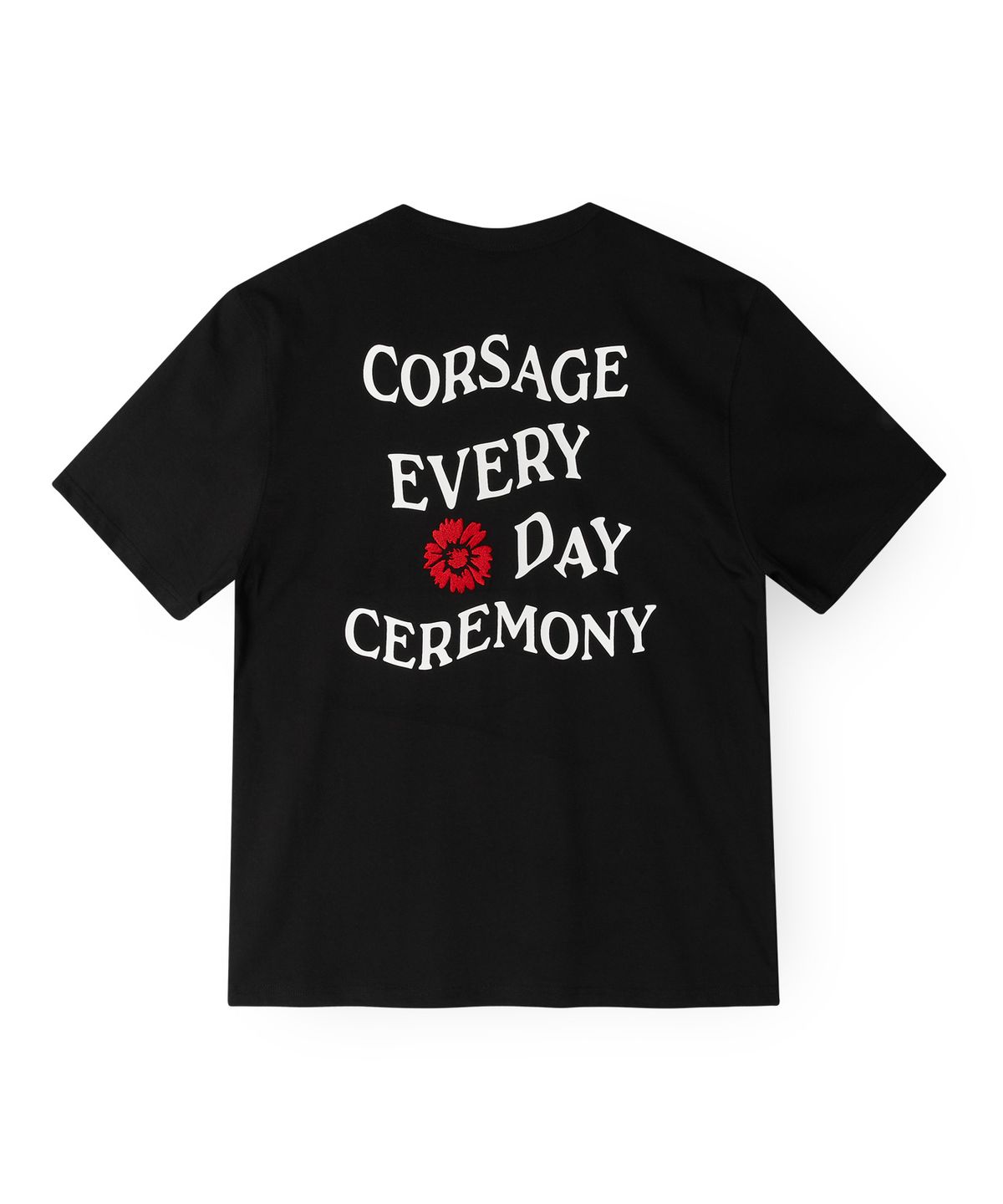코사지(CORSAGE) 웨이브로고 반팔티