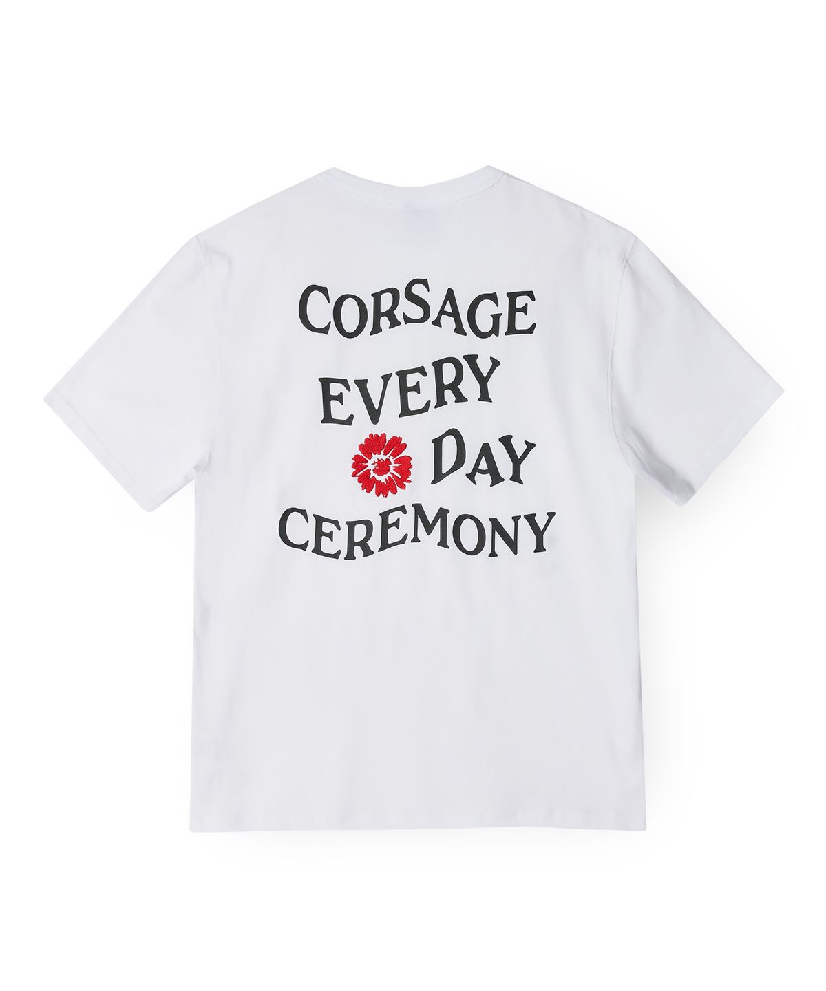 코사지(CORSAGE) 웨이브로고 반팔티