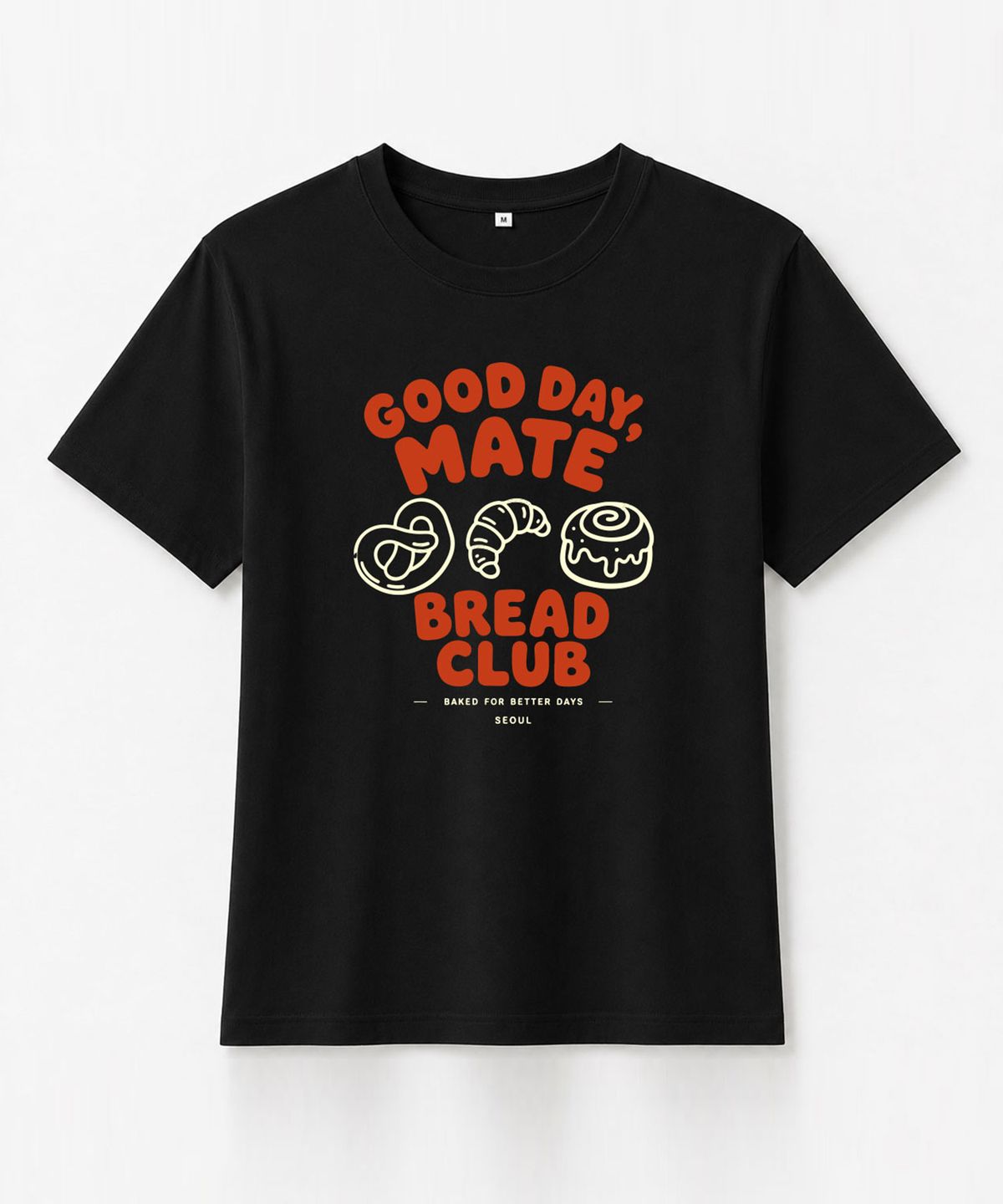티엔피(TNP) TNP BREAD SEMI CROP TEE (T26BTTS03CM)