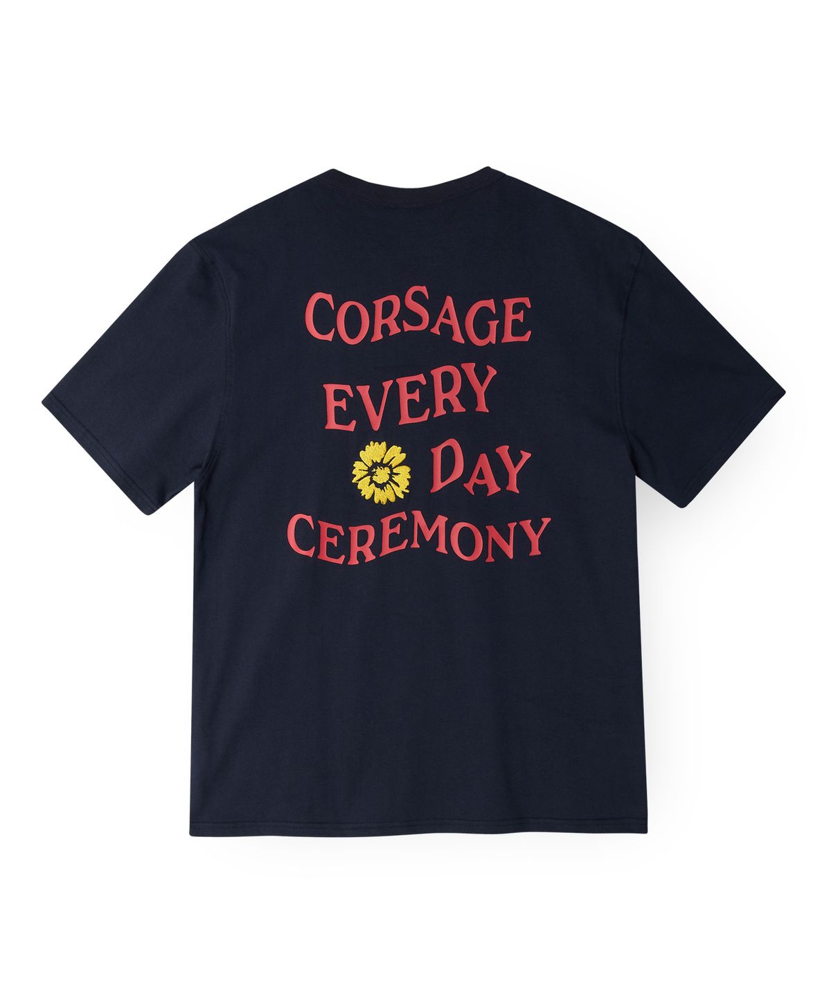 코사지(CORSAGE) 웨이브로고 반팔티