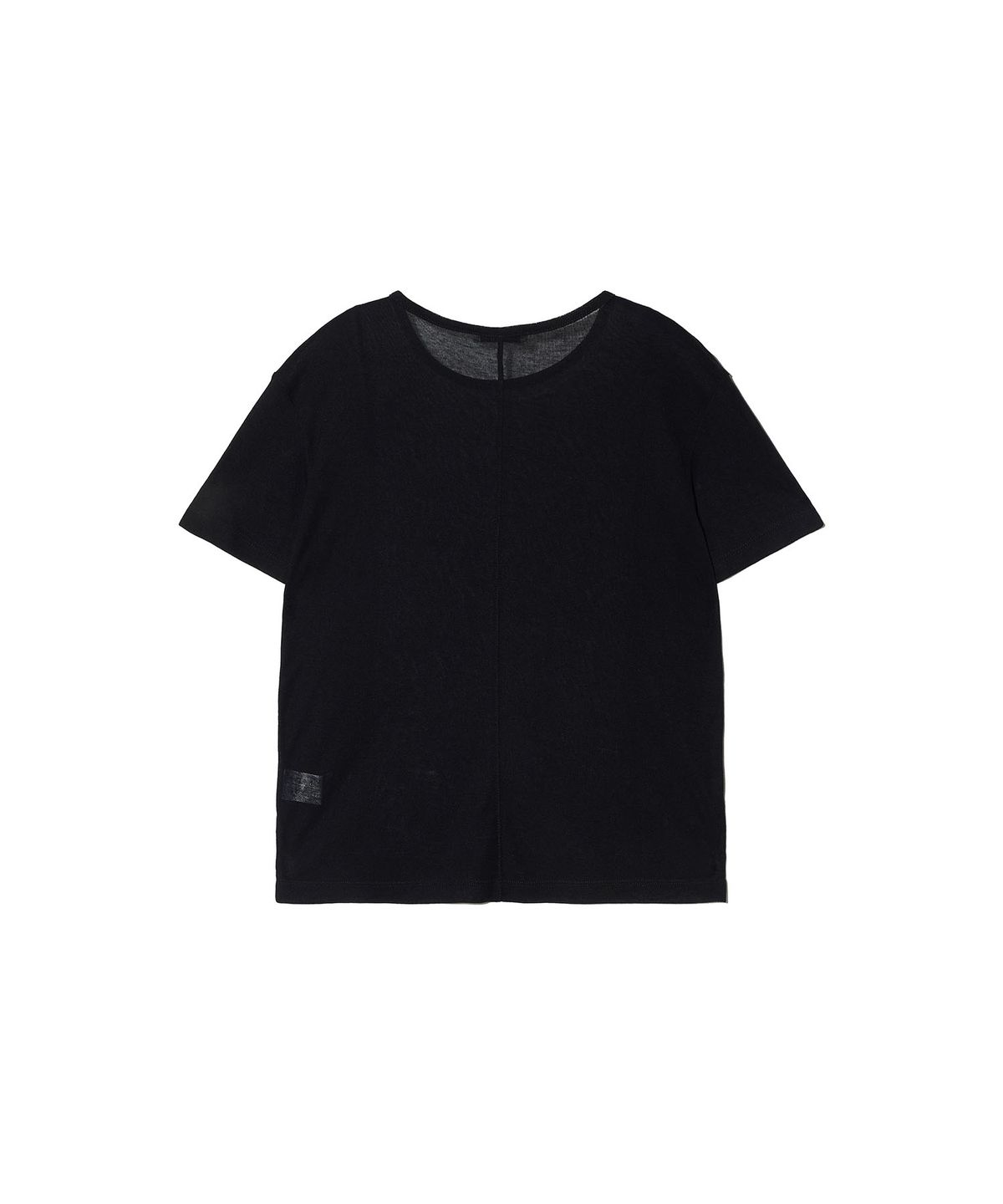 그라스플랜(GRASPLAN) See-Through Tencel Wool T-shirt_Black