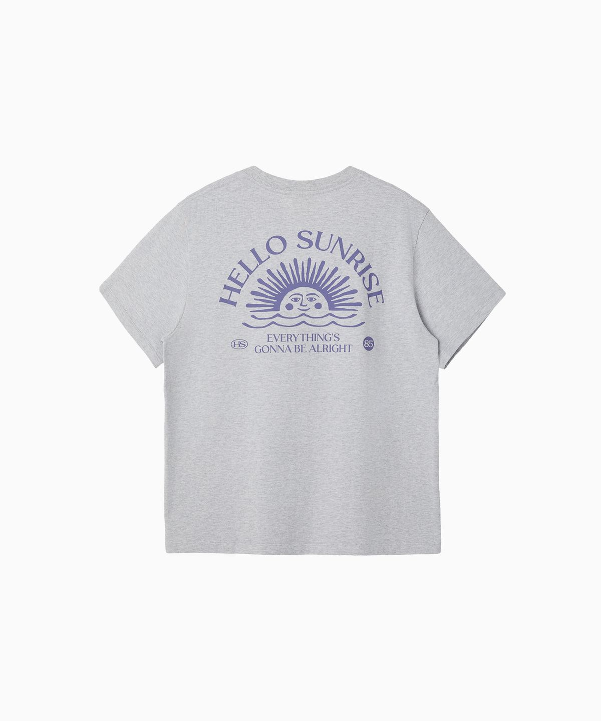 헬로 선라이즈(HELLO SUNRISE) HS OG Logo Tee_L.Gray