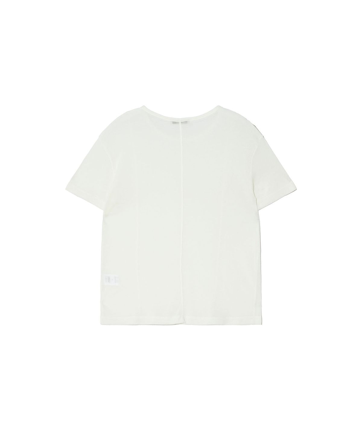 그라스플랜(GRASPLAN) See-Through Tencel Wool T-shirt_Cream