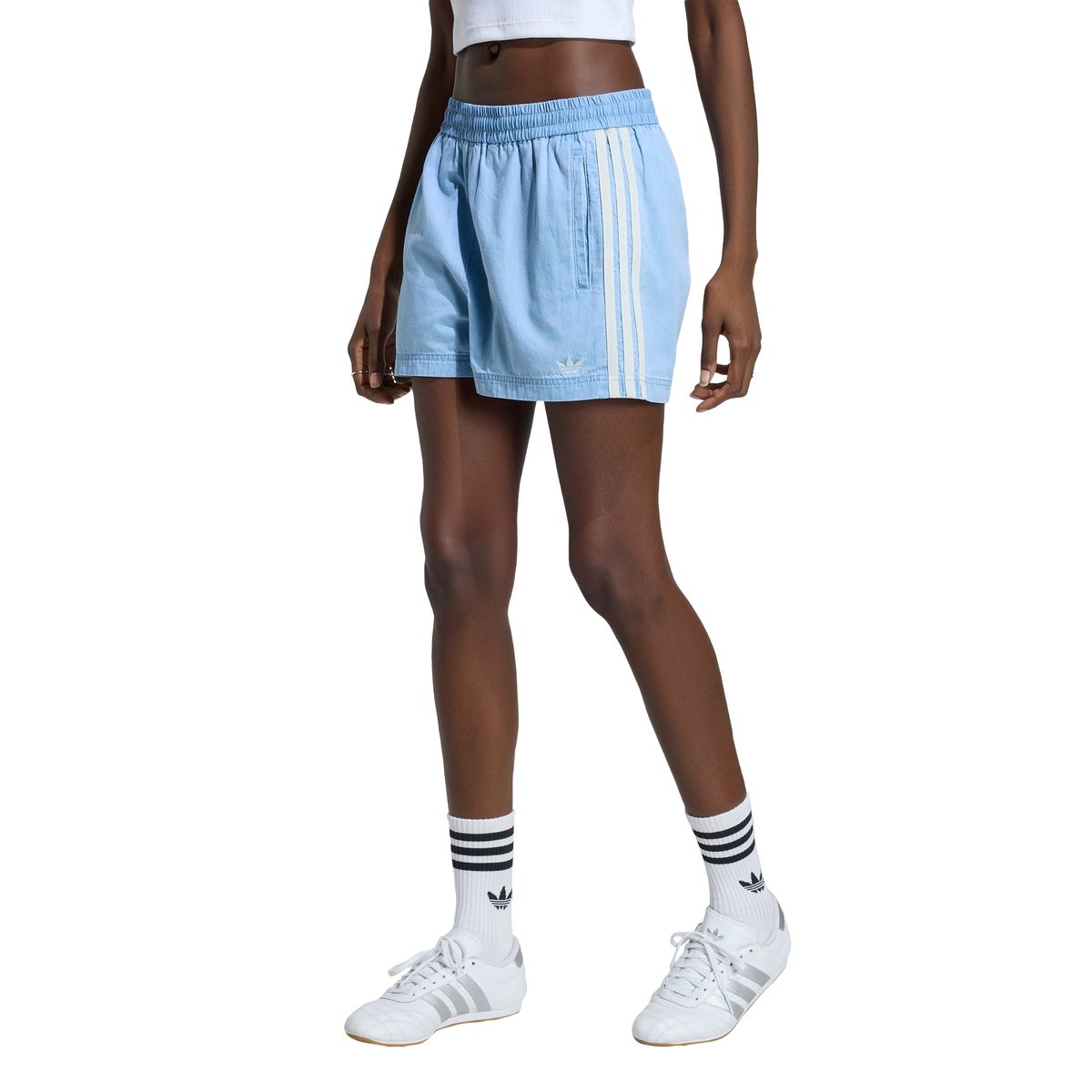 아디다스(ADIDAS) 서머 글로우 데님 숏 팬츠 - 라이트데님 / KY3170