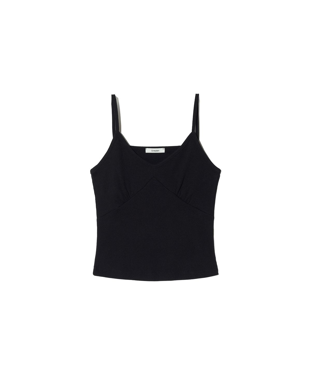 그라스플랜(GRASPLAN) V-Neck Strap Sleeveless_Black